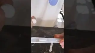 Hamilelik testinin içinden çıkan ilginç şey @muratabigf