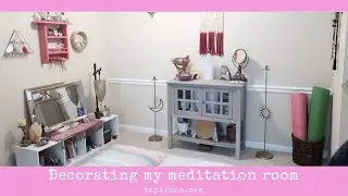 decorating my altar & meditation room 🌙 Taylluna