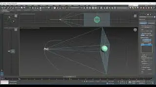 Animation Camera target object line path constraint