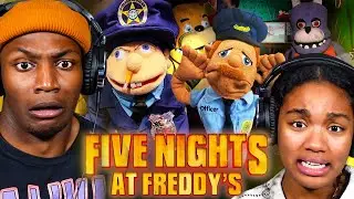SML Movie: Five Nights At Freddy's!| Maha & Badger Reacts