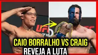 NOCAUTE VIOLENTO 🚨 REVEJA A LUTA DE CAIO BORRALHO CONTRA PAUL CRAIG