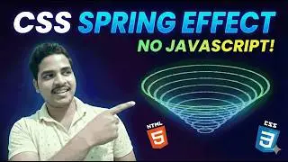 CSS Spring Effect – No JavaScript | Only HTML & CSS. 