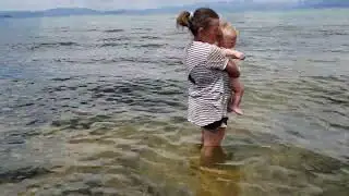 Цвет воды в озере Тахо, Калифорния