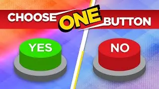 Choose One Button - YES or No Challenge | #challenge #youtubeshorts