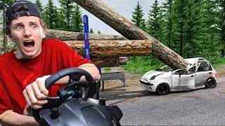 The boys in the Matiz crashed in the mountains...! | BeamNG.drive