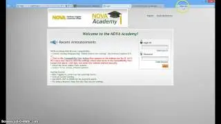 Compatibility View Settings in NOVA Academy