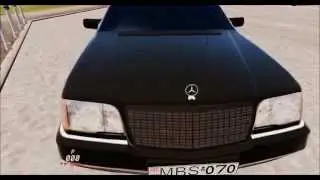 Mercedes w140 s70 AMG [City Car Driving 1,3,3]