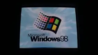 Windows 98 Startup and Shutdown on a CRT