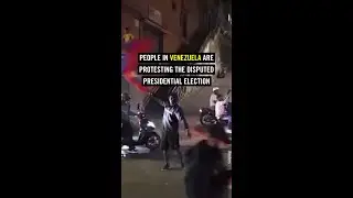 People are protesting the disputed presidential election in Venezuela #ProtectTheProtest ✊