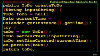Running the Advanced Contexts and Dependency Injection Examples
