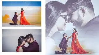 double exposure images pre wedding Editing#edit #photoediting #photoshop #doubleexposure