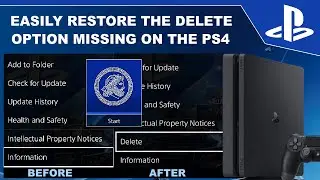 Easily Fix the Missing Delete Option With Apollo Save Tool | PS4 9.00 & lower