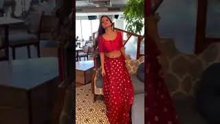 Simran Kaur Sexy Photoshoot video🔥 | Wedding photoshoot video | Ankitadave | Simran Kaur Red saree🔥