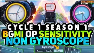 😎100% Zero Recoil NON GYROSCOPE BGMI Best Sensitivity Settings | New Non Gyro Sensitivity full guide
