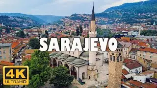Sarajevo, Bosnia and Herzegovina 🇧🇦| 4K Drone Footage
