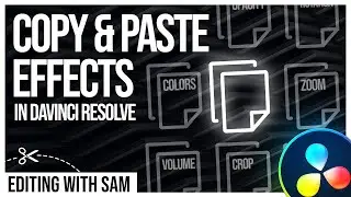 Copy Paste Effects in DaVinci Resolve | How to Apply Effects to Multiple Clips in DaVinci Resolve 18