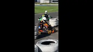 Go Kart Club of Victoria - Helmet cam chasing the X30 kart