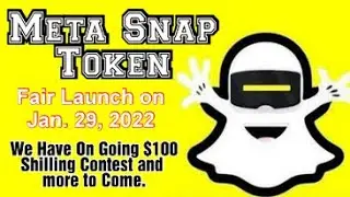 Meta Snap Token / Fair Launch Jan. 29, 2022