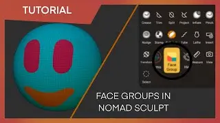 Face Groups - Nomad Sculpt