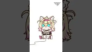モコちゃん~~  【FUWAMOCO\Hololive fan animation】 #shorts