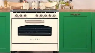 Retro Bej Model Kuzine Fırınımızı Birlikte Tanıyalım
