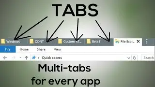 Browser like Tabs in windows applications | Grouped tabs
