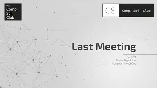 (12) SMS: Last Meeting!