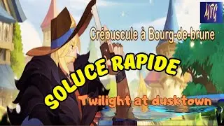 TWILIGHT AT DUSKTOWN _CRÉPUSCULE À BOURG-DE-BRUNE _ VOYAGES OF WONDERS _ AFK-ARENA