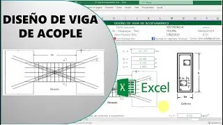 Diseño de Viga de Acople (Plantilla excel profesional)