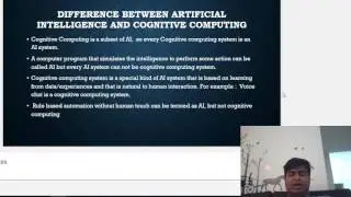 Difference between AI and Cognitive Computing-