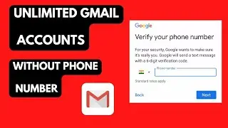 Create Gmail Without Phone Number  - How To Make Gmail Account Without Phone Number
