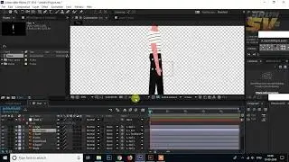 2D Character Walk Cycle After Effects Tutorial No Plugins Needed