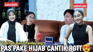 PRANK SHOLAWAT &NGAJI❗️SI HITAM MANIS DIPAKEIN HIJAB CANTIK BANGET😍