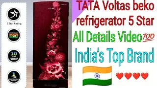 Voltas Beko 183 L Direct Cool Single Door 5 Star Refrigerator | VOLTAS BEKO Frieze | Details Video 🎉