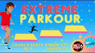 Decentraland Parkour Challenge By MetaParty! (MetaVerse Fashion Week!) #MVFW