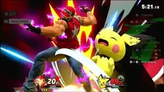 Terry vs a level 8 CPU Pichu