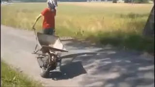 Мото тележка для строителя, незаменимая вещь)