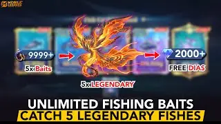 HOW TO GET UNLIMITED Baits For LEGENDARY FISHES 🤑⁉️EARN FREE 2000 Diamonds TODAY!
