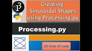 Generative Art Basics: Drawing animated Sinusoids in Processing.py