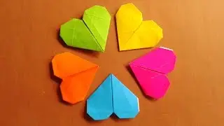 how to make a paper heart origami
