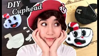 Making a Cuphead Felt Pin || Dandy DIY