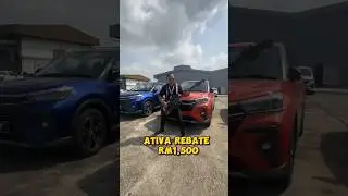 Perodua Ativa Rebate +  Fast Stock.#perodua #peroduaativa #aruz #peroduaaxia #keretabaru #amperodua