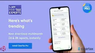 Download multimonth GSTR 2A and GSTR 2B from Clear PRO app||Must have app||RJ Learning Academy