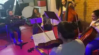 Sincopando a Bach. Suite colombiana en contrapunto para cuerdas. Joropo & Pajarillo. Quinteto Suhé.