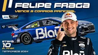 STOCK CAR 2024 | FELIPE FRAGA VENCE A CORRIDA PRINCIPAL EM EL PINAR | ETAPA 10