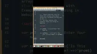 easy way to use prompt & confirm box in Javascript | js short videos