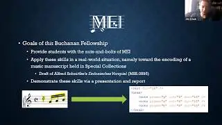 Buchanan Library Fellows Project Encoding Music Manuscripts