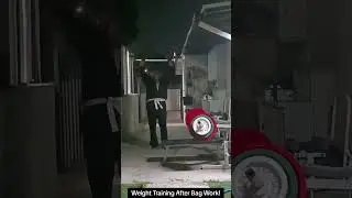 Weight Training After Bag Work!