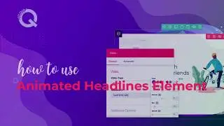 How to add Animated Headlines using Quix Page Builder to your Joomla website