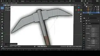 Making a Pickaxe in Blender